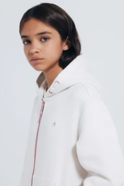 Sudadera cremallera niña