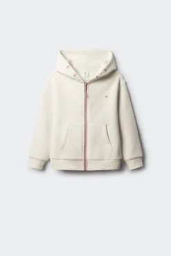 Sudadera cremallera niña
