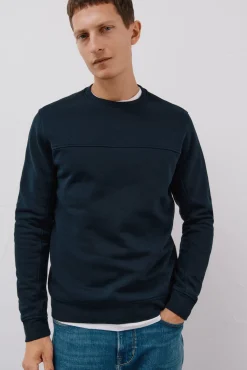 Sudadera cuello caja