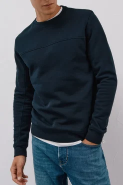 Sudadera cuello caja