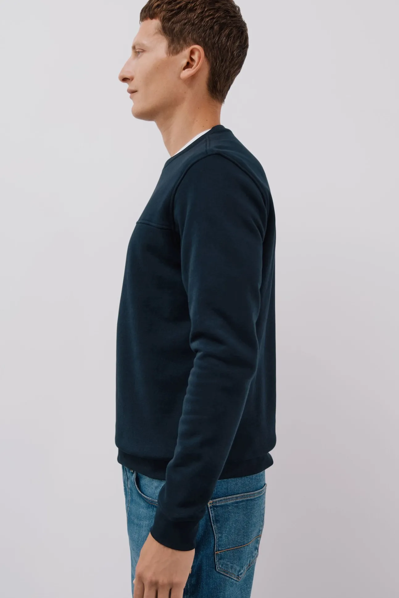 Sudadera cuello caja