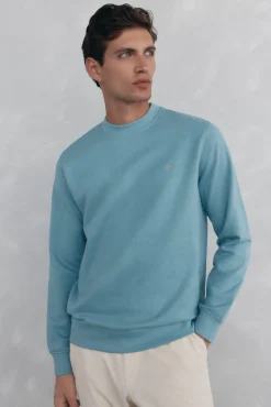 Sudadera cuello caja