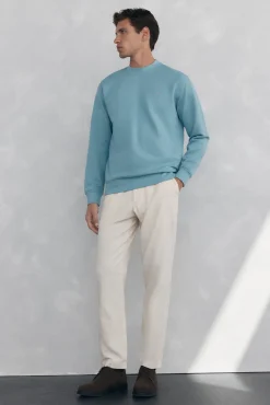 Sudadera cuello caja