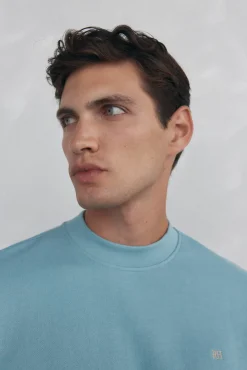 Sudadera cuello caja