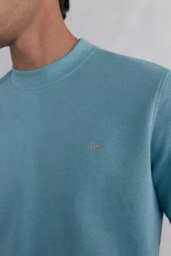 Sudadera cuello caja