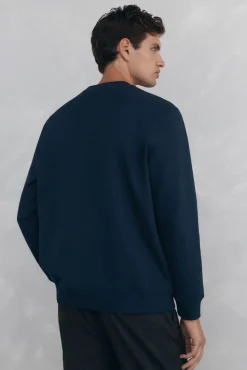 Sudadera cuello caja big logo