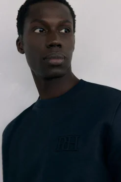 Sudadera cuello caja tejido técnico