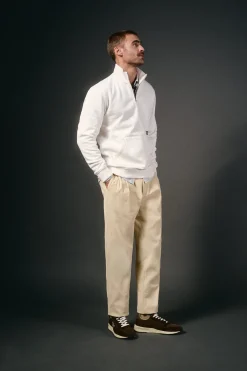 Sudadera cuello cremallera