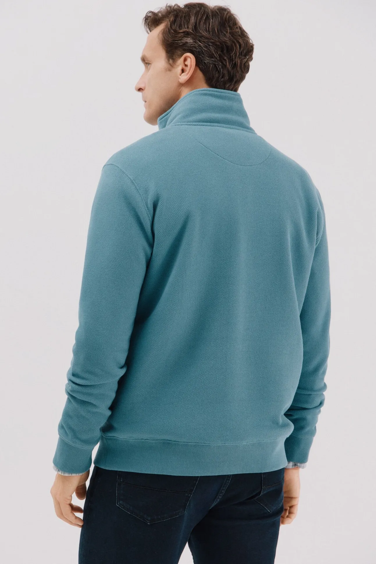 Sudadera cuello cremallera