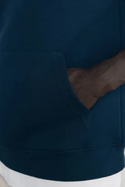 Sudadera cuello cremallera tejido técnico