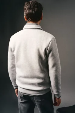 Sudadera cuello cremallera