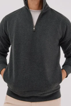 Sudadera cuello cremallera