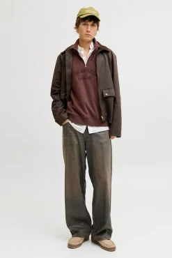 Sudadera cuello cremallera