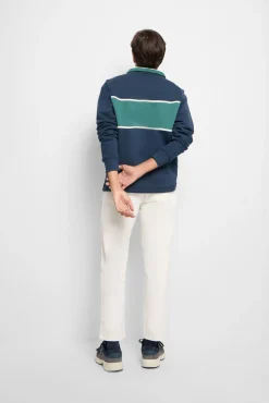 Sudadera cuello polo silbon sports