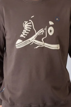 Sudadera cuello redondo