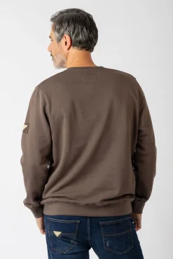 Sudadera cuello redondo