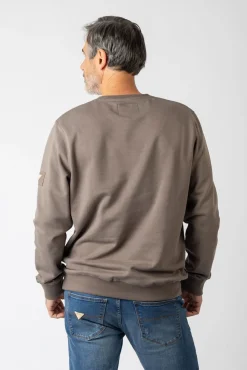 Sudadera cuello redondo