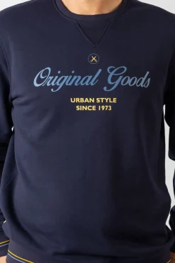 Sudadera cuello redondo