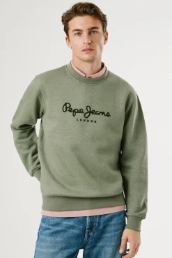 Sudadera Cuello Redondo Con Logo