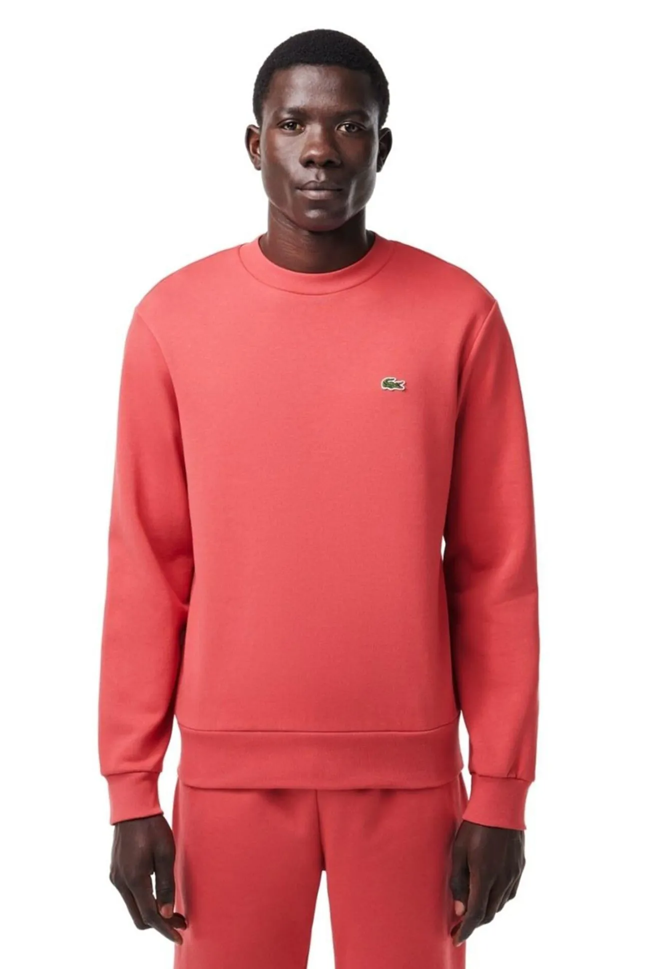 Sudadera de algodón cepillado de corte holgado