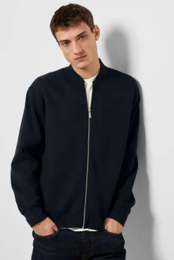 Sudadera estilo Bomber confeccionada con algodón orgánico