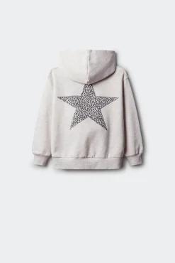 Sudadera estrella niña espalda