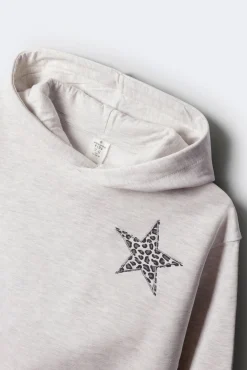 Sudadera estrella niña espalda