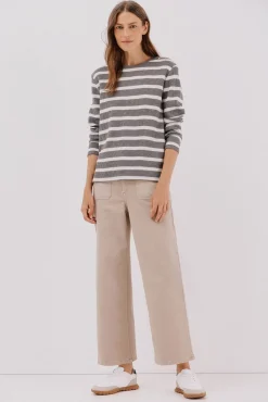 Sudadera estructura rayas