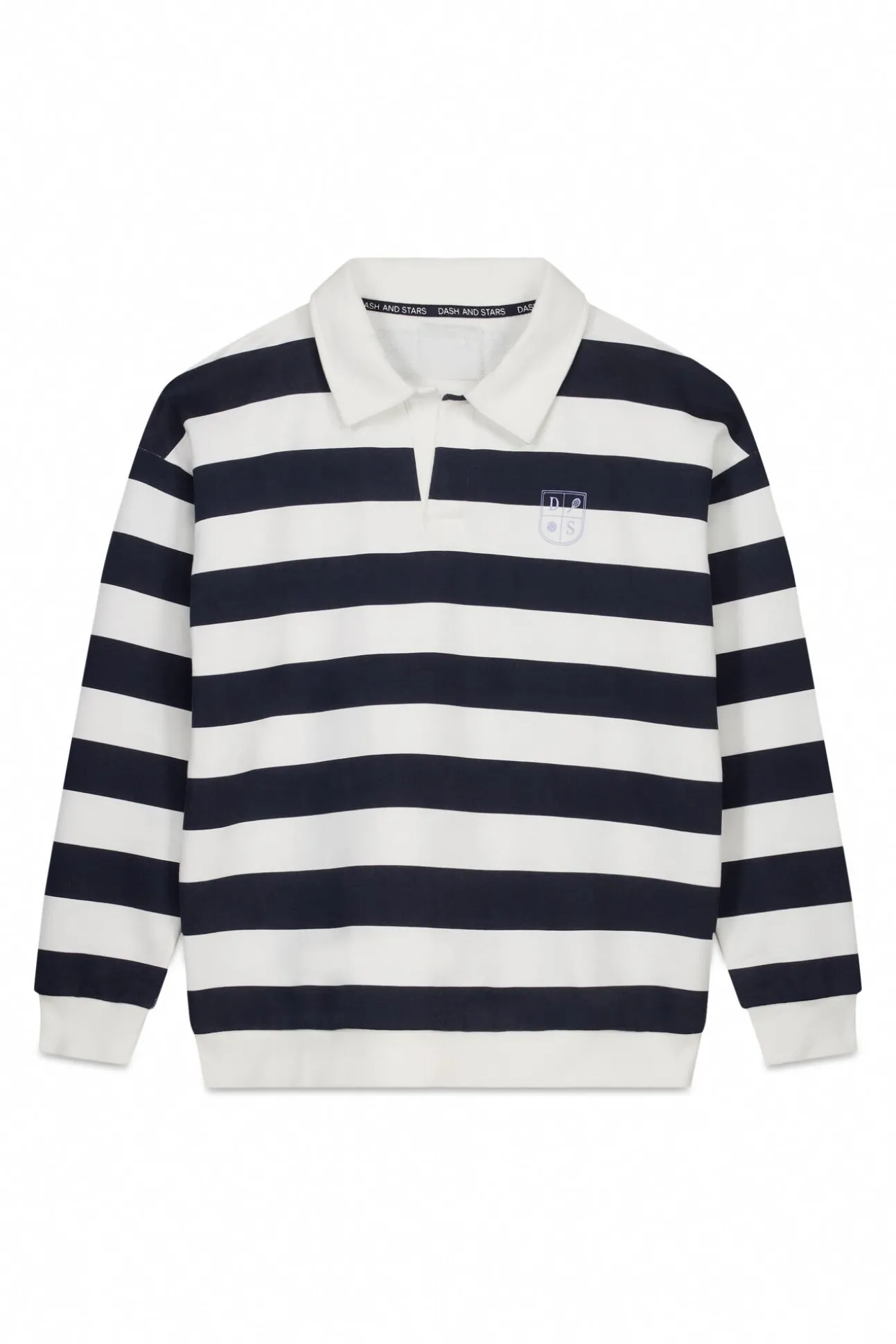 Sudadera felpa 100% algodón estampado rayas