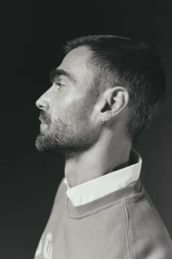 Sudadera gráfica cuello caja