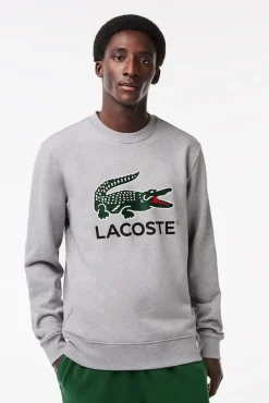 Sudadera Lacoste en felpa de algodón de corte clásico