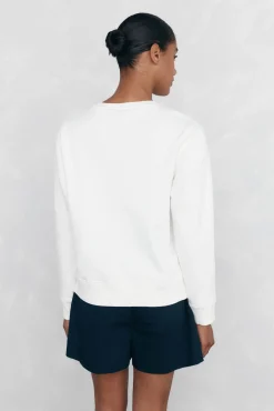 Sudadera lisa algodón