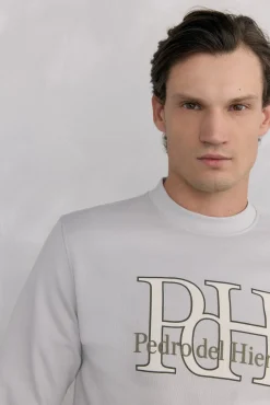 Sudadera logo cuello caja