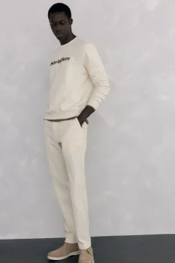 Sudadera logo cuello caja