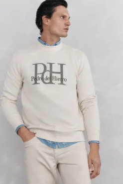 Sudadera logo cuello caja