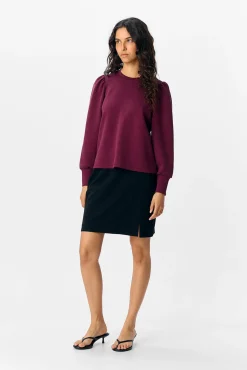 Sudadera manga abullonada