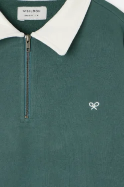 Sudadera media cremallera