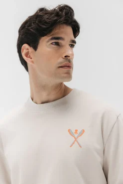 Sudadera palas dibujadas