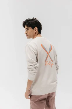 Sudadera palas dibujadas