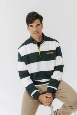 Sudadera Perkins logo rayas