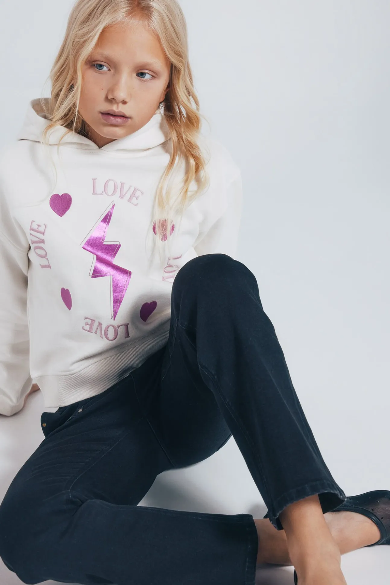 Sudadera rayo niña.