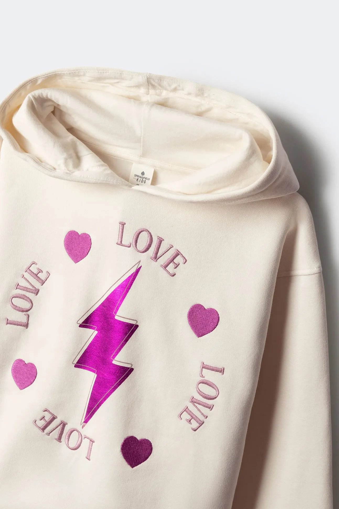 Sudadera rayo niña.