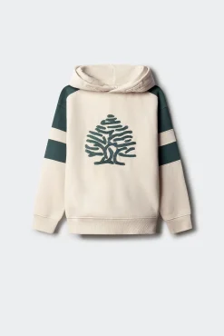 Sudadera árbol con capucha