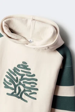 Sudadera árbol con capucha