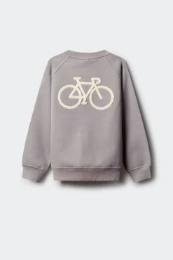 Sudadera sin capucha bici niño