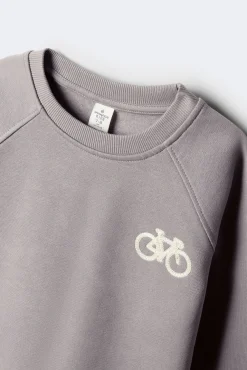 Sudadera sin capucha bici niño
