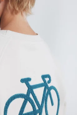 Sudadera sin capucha bici niño