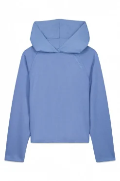 Sudadera tacto suave azul