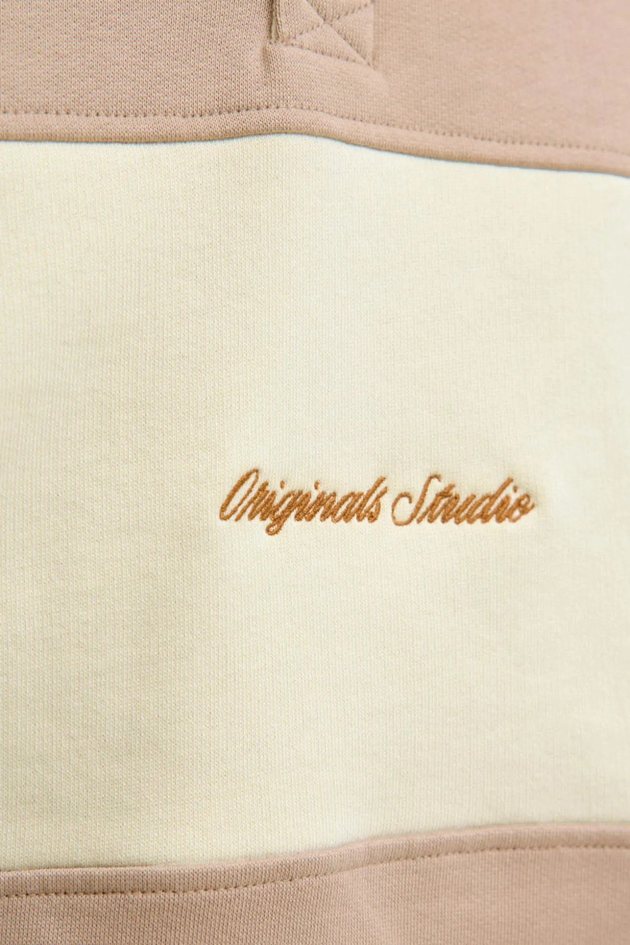 Sudadera tipo polo franja