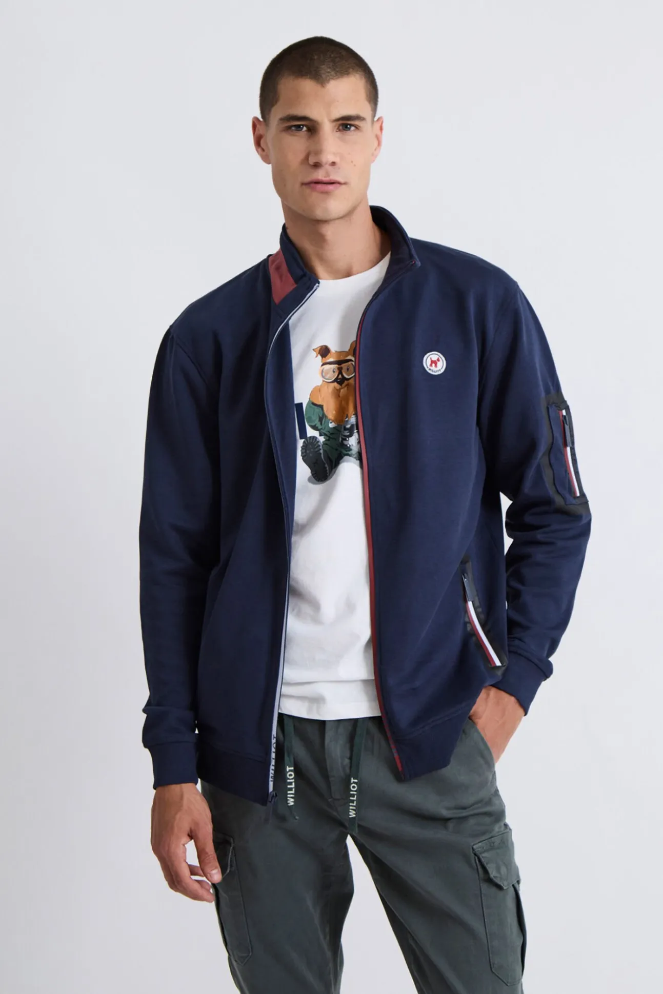 Sudadera Williot Sport Con Cremallera